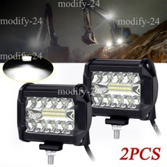 2x 4” LED Head Lamp fit Caterpillar Skid Steers Excavator Forklift Light Loader
