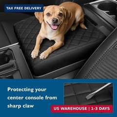 Leather Center Console Cover for 2021-2026 Ford F150 Armrest Pad Bucket Seat