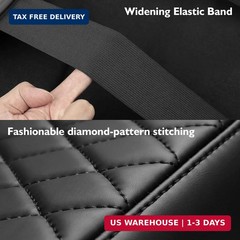 Leather Center Console Cover for 2021-2026 Ford F150 Armrest Pad Bucket Seat