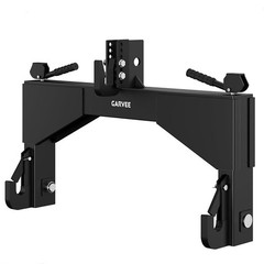 Steel 3 Point Quick Hitch for Category 2 Tractors With 2″ Receiver Hitch 4000Lbs