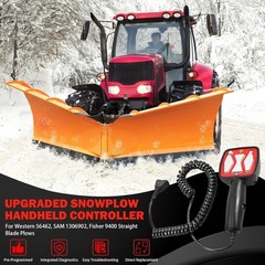 TOVEN-RV Snowplow Handheld Controller Western 56462 for SAM 1306902 for Fisher