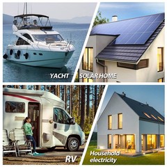 300Ah 12V LiFePO4 Lithium Battery 3840Wh Built-in BMS Deep Cycle Marine RV Solar