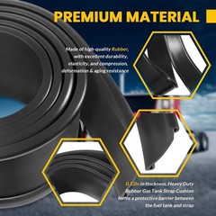 4-Inch Fuel Tank Strap Isolator for Most Semi-trailer Trucks, 6 Feet x 4 Inches