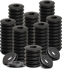 100pcs Rubber Glad Hand Seals Gaskets for Semi Trucks Trailers Brake Air Hose