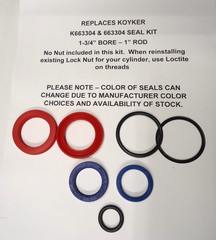 # 663304 Koyker seal kit replacement for cyl / with 1-3/4″ bore & 1″ Rod K663304