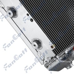 # SBA310100211 Aluminum Radiator with Cap Fit Ford 1300 Compact Tractor