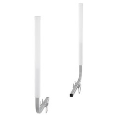 2PCS Adjustable Boat Trailer Guide Poles Rustproof Galvanized Steel with PVC
