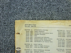 OEM Factory John Deere 770 Motor Grader Technical Manual TM1123