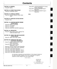 4 Service Manual JOHN DEERE 9400 9500 9600 COMBINES TM1401 TM1402 Diagnosis Test