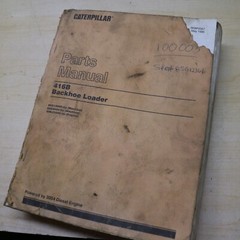CAT CATERPILLAR 416B Backhoe Loader Spare Parts Manual book 8SG 8ZK Series list