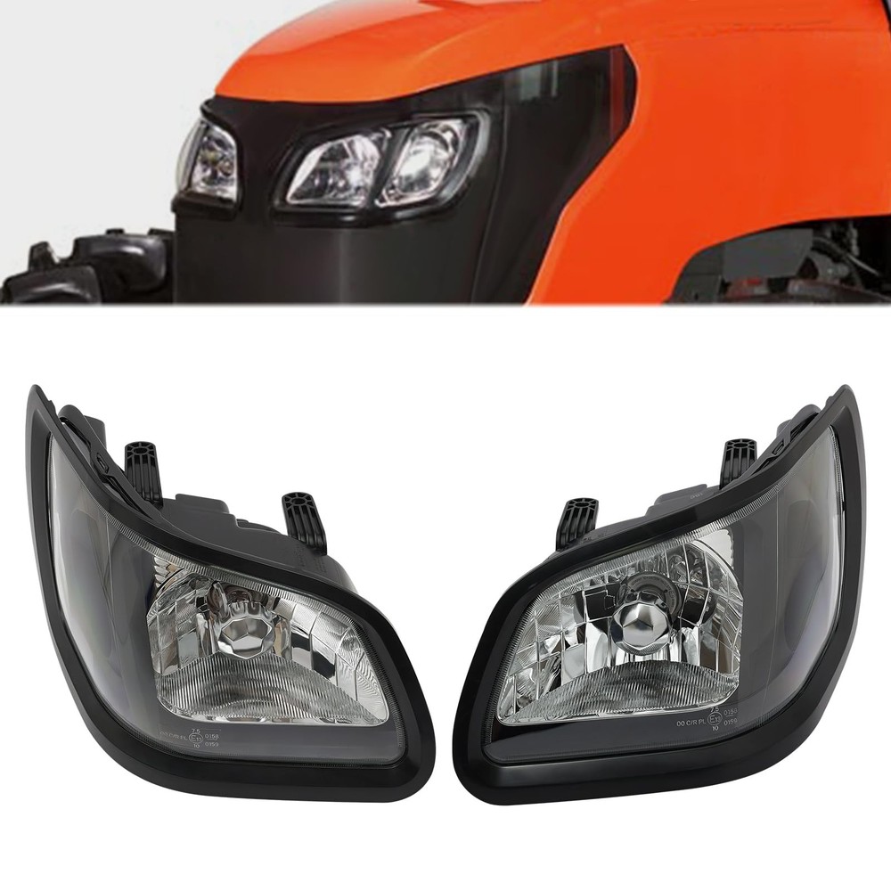 LED Headlight Assembly For Kubota M7040 M9540 M108 M5140 3C08175723 Left Right