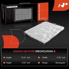 Engine Air Filter Compatible with Tacoma 2005-2023, L4 2.7L, Rigid Panel, Replac
