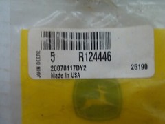 JOHN DEERE- COUPLER RETAINER RING PK QTY 4- R124446 – L&G SH19BX1