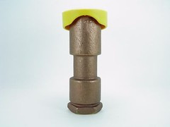 1″ BRASS QUICK COUPLER VALVE WITH HIGH VIS COVER #44 RAIN BIRD/BUCKNER AND MOR