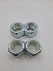 1 1/4-7 Nylon Insert L/N Zinc Locknut – Lot of 4