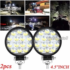 Round 4.5″ LED Work Lights Lamp pods fit Truck, Tractor ,Boat, UTV ,ATV Lighting