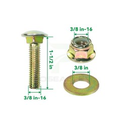 POSEAGLE 2 Pack 175820 Idler Pulley Replaces A10 2×175820, 2×175820