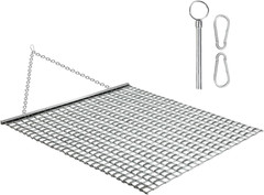 ATV/UTV 4 X 4 Feet Baseball Field Drag, Lawn Leveling Steel Mesh Heavy Duty Surf