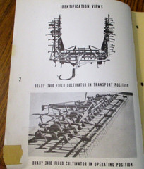 Brady 3400 Field Cultivator Operators & Parts Manual Koehring Farm Equipment