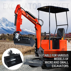 600mm Tilting Bucket Fits 0.8-1.8 Ton Mini Digger Hydraulic Excavator Attachment