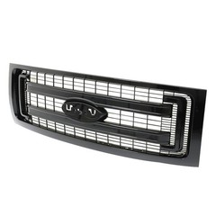 Gloss Black Plastic Front Upper Grille for F150 2009-2014 DL3Z8200CA
