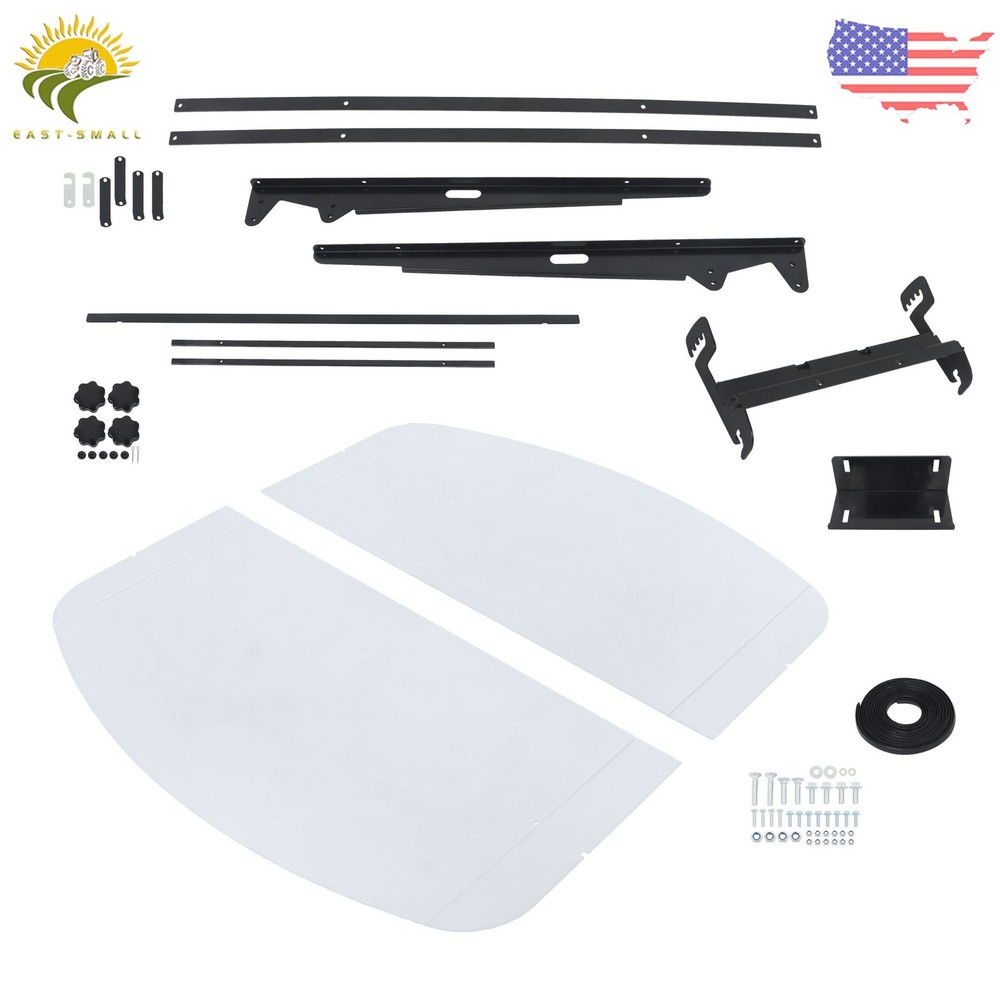 White Tractor Top Canopy 52″ × 52″ For 2″ x 2″ or 2″ x 3″ Rops Mower Umbrella
