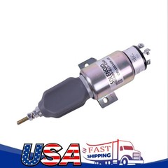 24V Fuel Shutoff Solenoid 600-815-9260 600-815-9261 For Komatsu PC128US PC138US