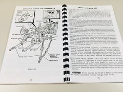 J I Case 580 Ck Tractor Loader Backhoe Operators Owners Manual Maintenance Set