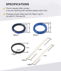 Hydraulic Cylinder Seal Kit for Rotary Lifts – Compatible with Multiple Models