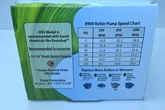 Delavan 8900C RollerPro Spray Pump 8 Roller Cast Iron Housing NIB