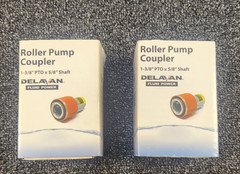 (2) Delavan Roller Pump Coupler #90200. 1-3/8″‘ PTO x 5/8″ Shaft New In Box