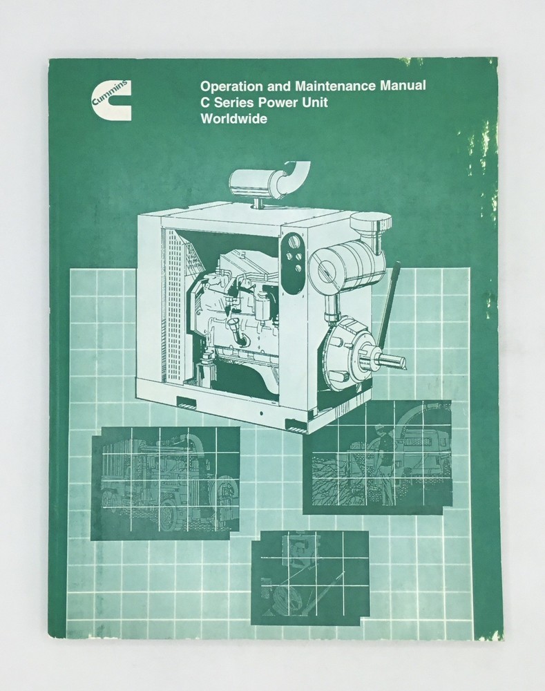 1989 Cummins C Series Power Unit Operation Maintenance Manual Worldwide 3810428