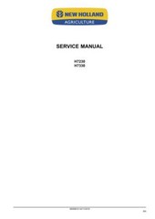 New Holland H7230, H7330 Discbine Mower Conditioner Service Manual Repair Shop