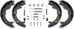 Rear Emergency-Parking Brake Shoe Set With Mounting Hardware Springs Replacement