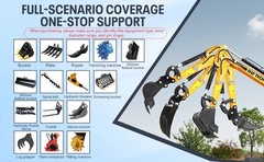 Free shipping applies to mini excavator bucket pins 0.98 inches/25 mm (2-pack)