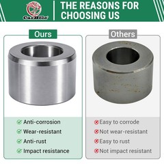 Set of 2 45MM Excavator Bucket Bushings For Bosses Cat John Deere Kubota Takeuch