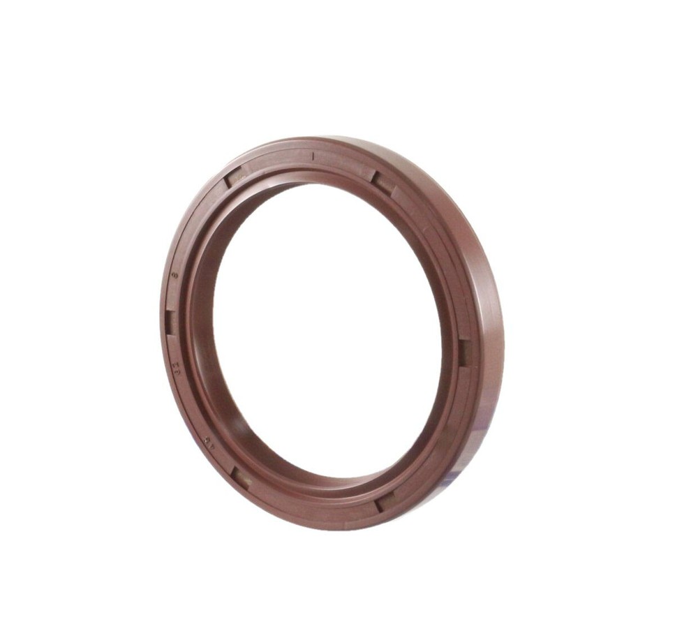 EAI 48x62x8mm FPM/FKM Oil Shaft Rotary Seal w/ Stainless Steel Spring Dbl Lip
