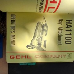 GEHL AGRICULTURE SERVICE OWNERS MANUAL BINDER OF Over 30 MIXED MANUALS