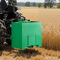 Ballast Box 3 Point Category 1 Tractor 5ft³ Capacity Steel 800lbs Counterweight