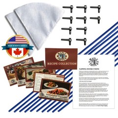 Maple Syrup Tapping Kit – 10 Spiles, 10 Tubes, 2 Filters, BPA Free, Instructions