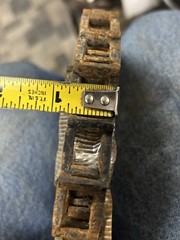 UNUSED 10′ #25 Flat Detachable Link Steel Chain for Drills Planters Corn Pickers