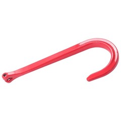 15 Inch Red J Hooks 7,100 LBS Working Load Limit Grade 80 Clevis J-Hook (2 Pack)