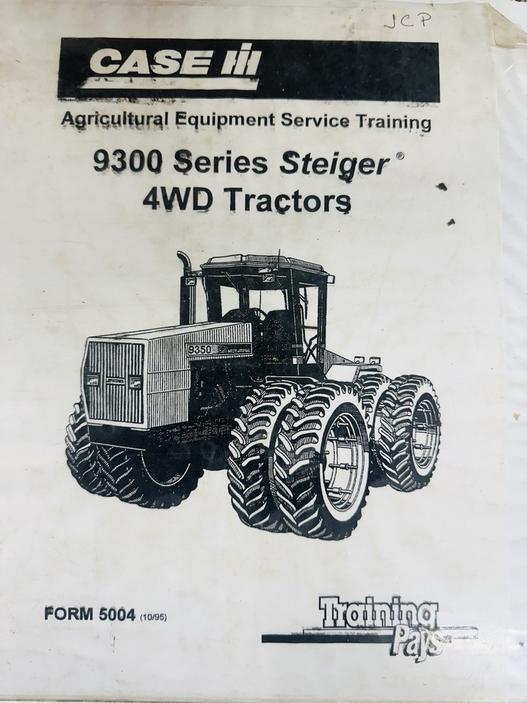 Case IH Steiger 9300 Series Tractors Service Repair Manual – 1995