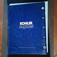 Vintage 1982 Kohler KT17 KT19 KT21 Engine Service Manual TP-2043 Soft Cover Book