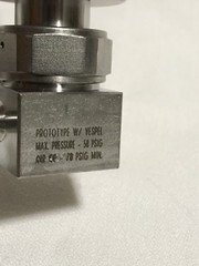 Swagelok 6LVDAL11PO 6309 Prototype with Vespel 50 PSI