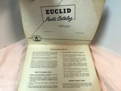1950s Euclid Heavy Tractor/Scraper Parts GMC Catalog