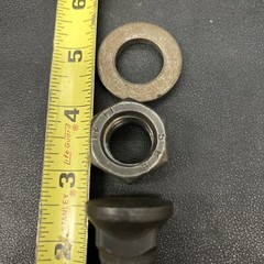 John Deere Bush Hog Blade Bolts 2.5 inches 3/8″ washer Heavy duty.