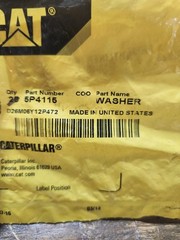 Qty 19** OEM Cat 5P-4115 Washer 1/4” ID (5P4115)