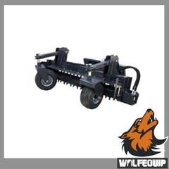 Power Rake Harley Rake Soil Conditioner Skid Steer Attachment Garden For CAT ASV