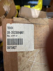 OEM TEREX 08-3523984M91 TIE ROD END LH 08 3523984M91 READ